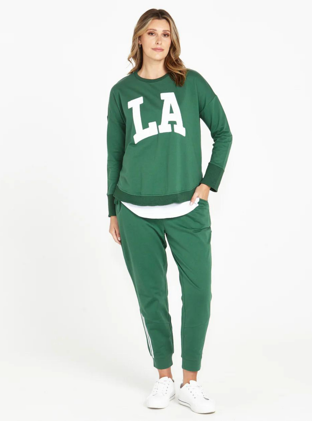 LINDSAY JOGGER - Dark Green