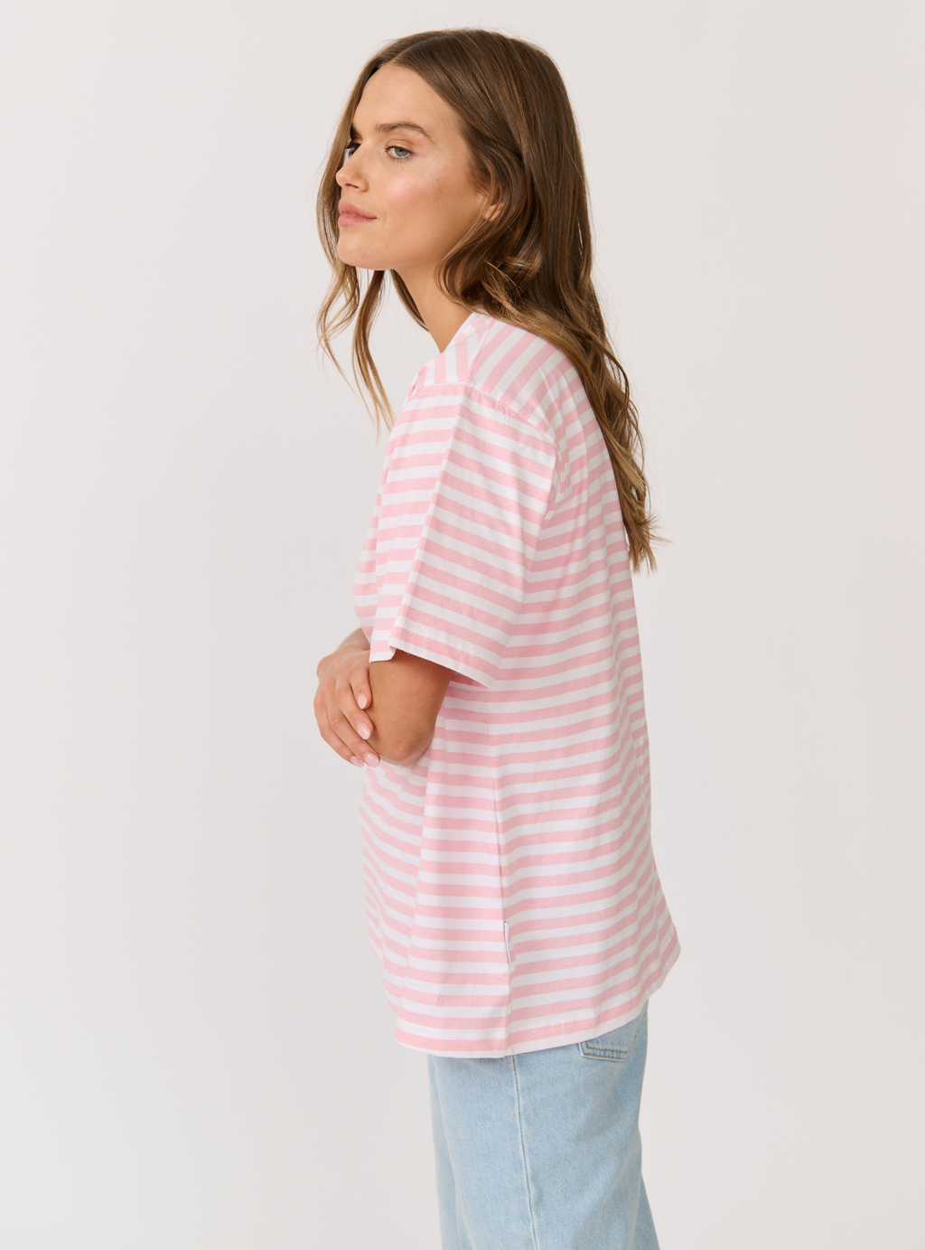 SOPHIE TEE - Bubblegum Stripe