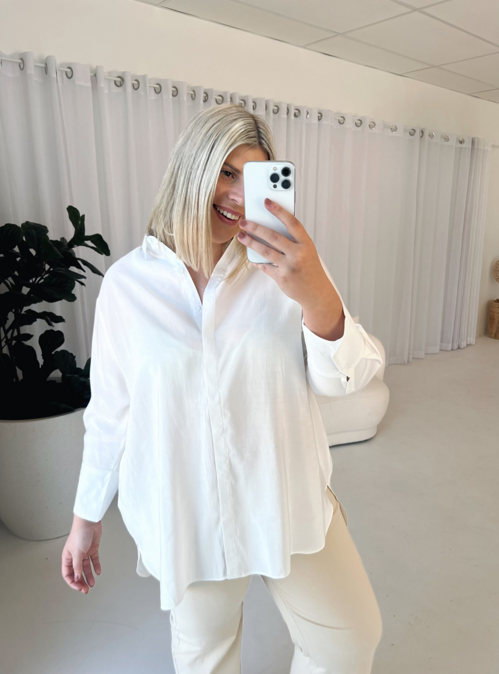 OLIVIA SHIRT - White