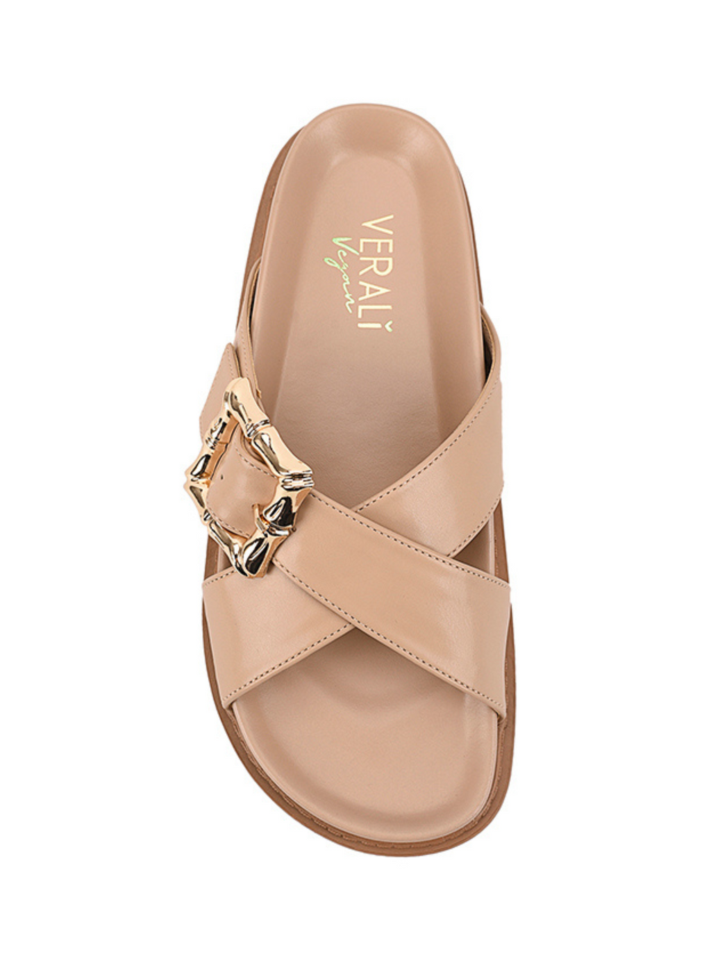 BRADFORD FOOTBED SLIDES - Beige