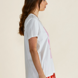 ELLIA CREW TEE - Sardinia Print