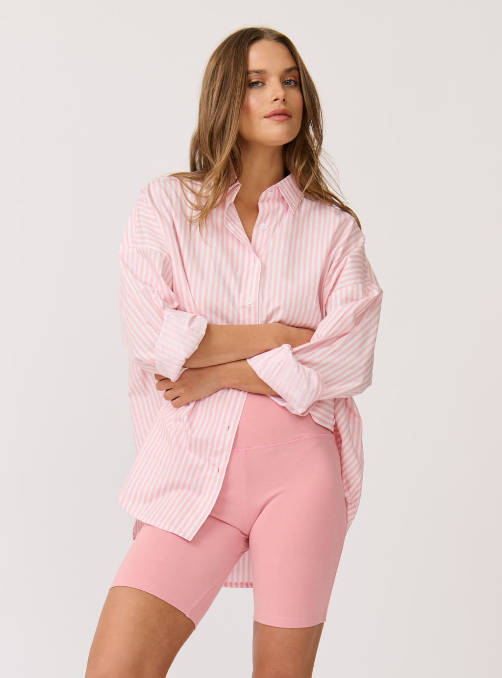 TAMMY SHIRT - Bubblegum Stripe