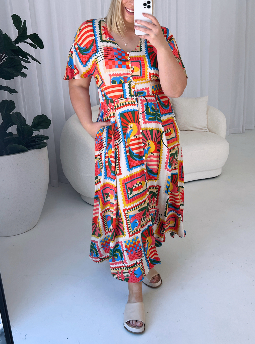 LEILANI MAXI DRESS - Multi