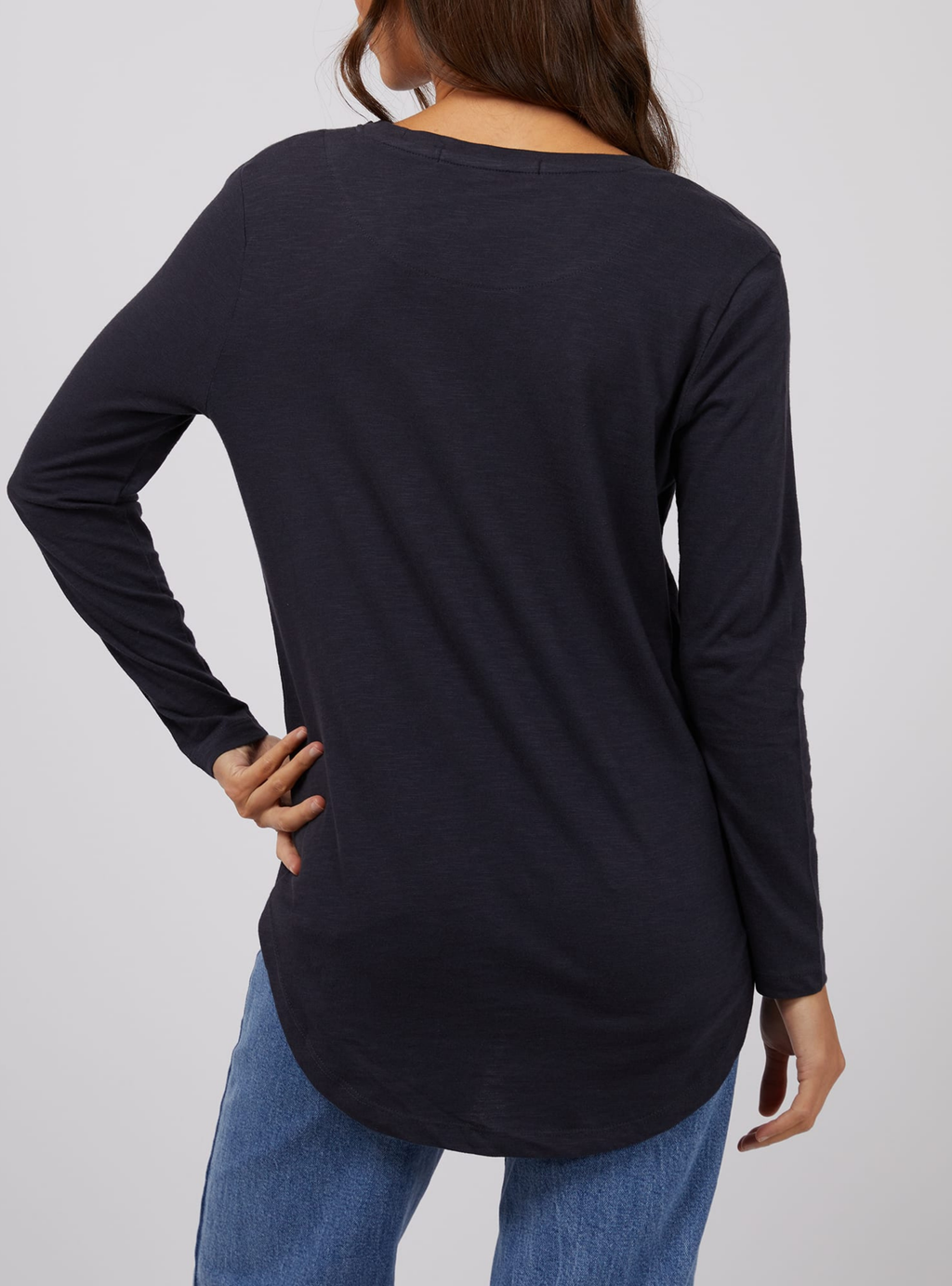 MARVELOUS L/S TEE - Navy