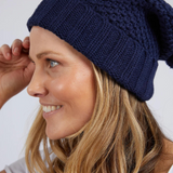 BERRY BEANIE - Navy