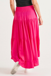 IBIZA TIERED SKIRT - French Rose