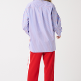 Darby Shirt - Cornflower Multi Stripe