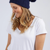 BERRY BEANIE - Navy