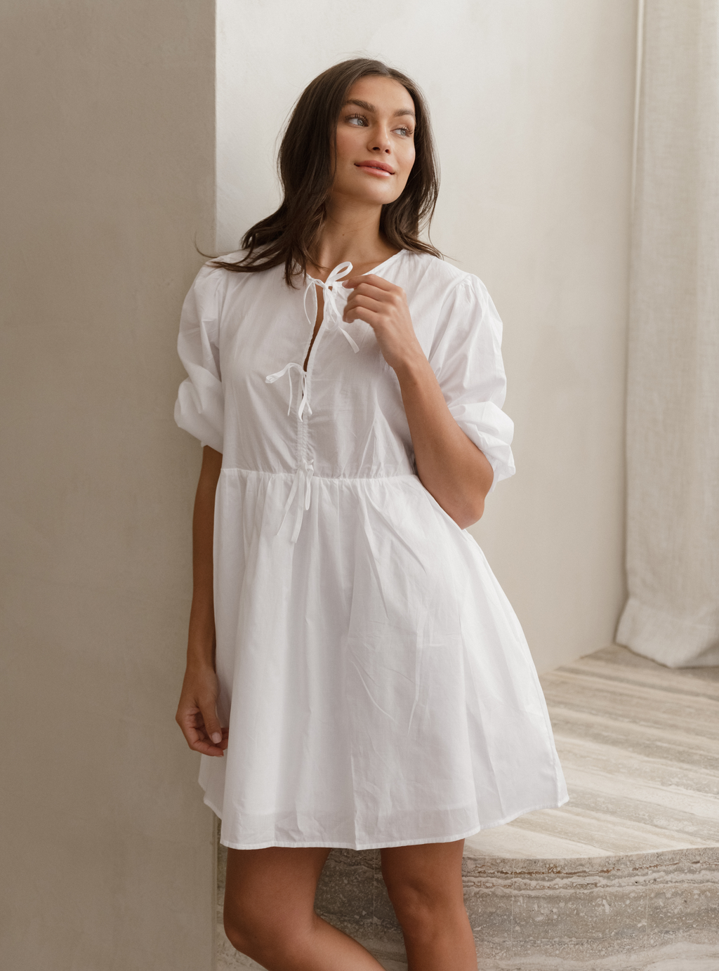 RATA DRESS - White