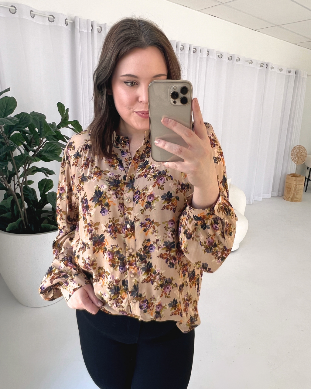 LOYAL BLOUSE - Violet Floral