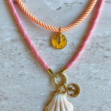 Rosa Conchiglia Rope Necklace