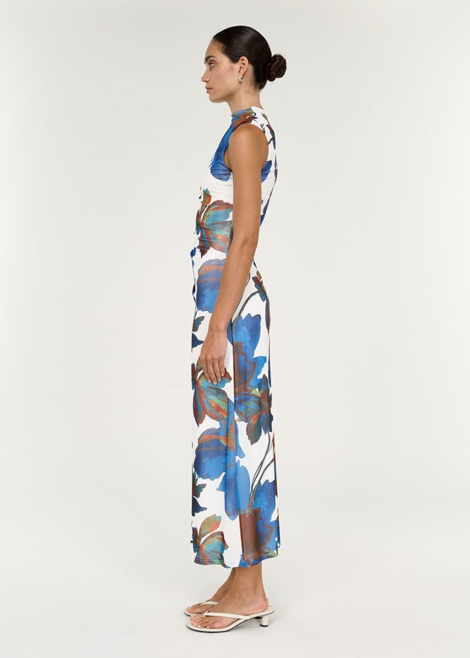 Aria Mesh Midi Dress