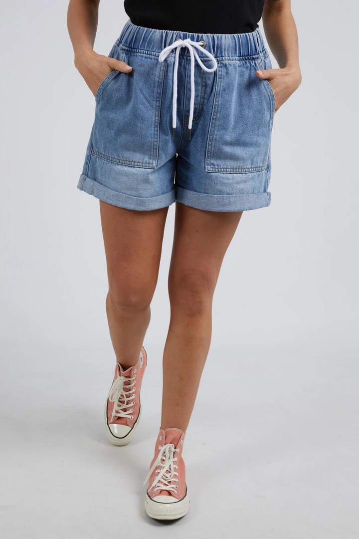 Emma Relaxed Short - Ocean Blue