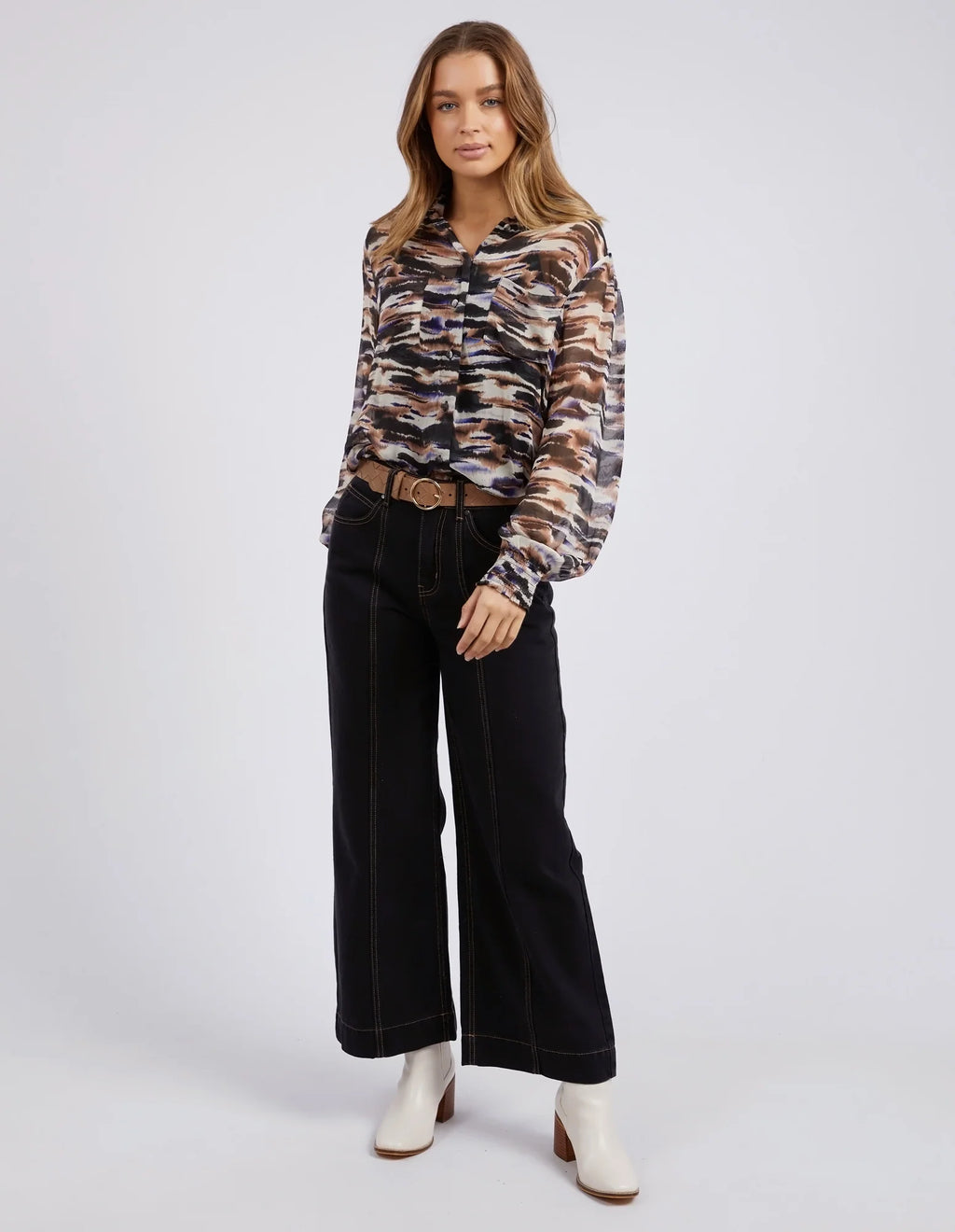 MALA ABSTRACT BLOUSE - Abstract Print