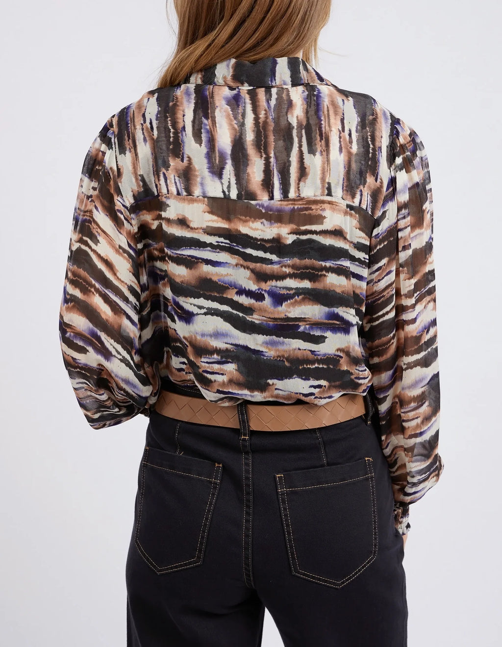 MALA ABSTRACT BLOUSE - Abstract Print