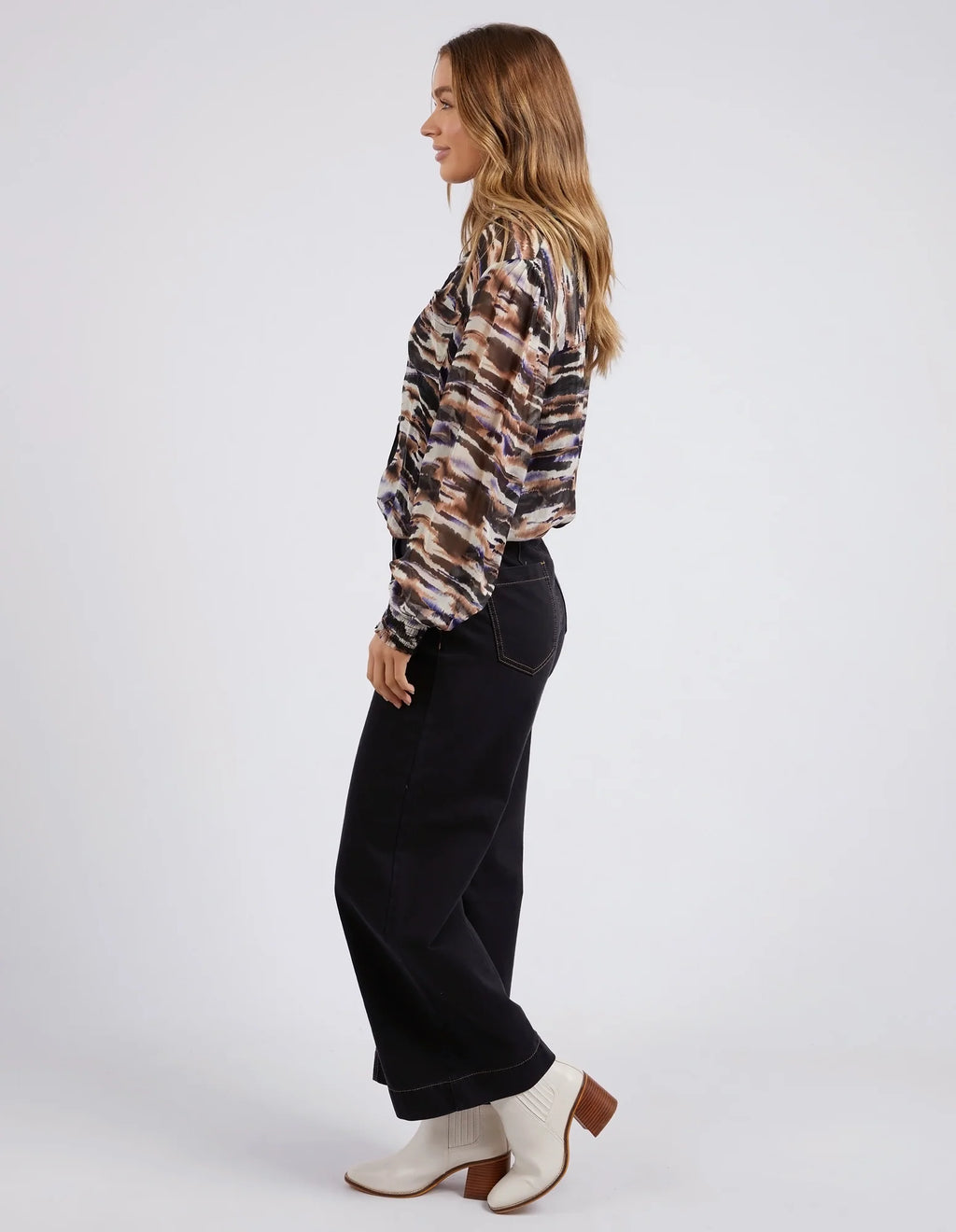 MALA ABSTRACT BLOUSE - Abstract Print