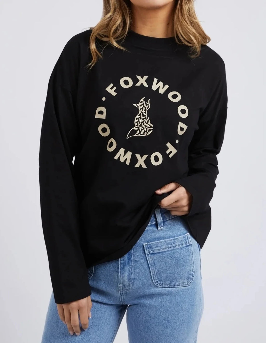 STATEMENT LONG SLEEVE - Washed Black