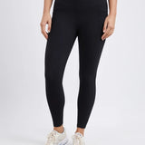 LUXE RIB LEGGING - Black