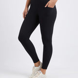 LUXE RIB LEGGING - Black