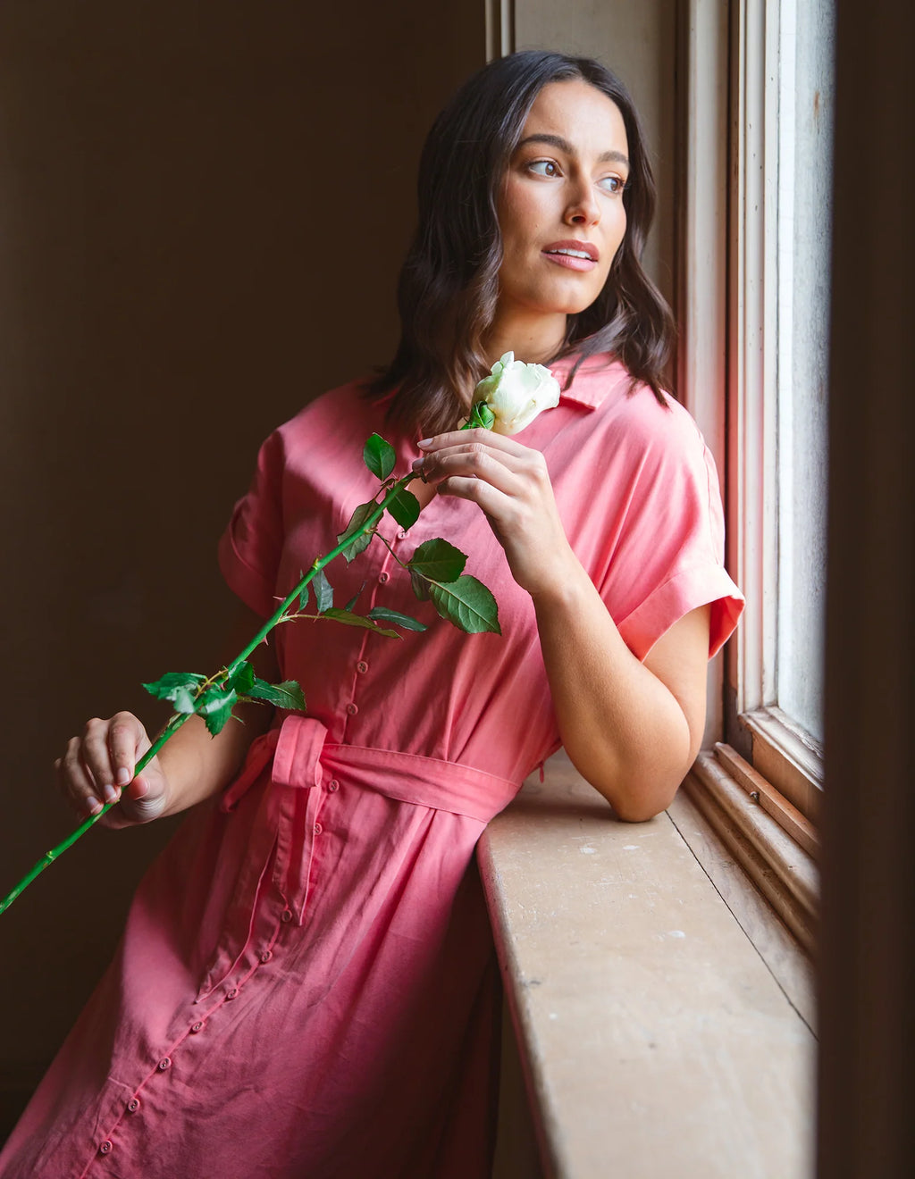 LUCIA DRESS - Rose Pink