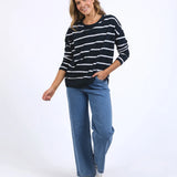 Jayne Stripe Throw On Top