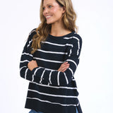 Jayne Stripe Throw On Top