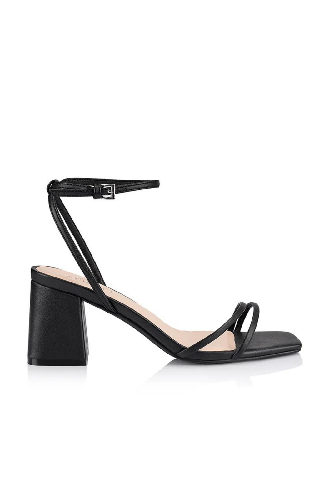 STEVIE BLOCK HEEL SANDALS - Black