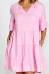 SALLY SUMMER DRESS - Prism Pink