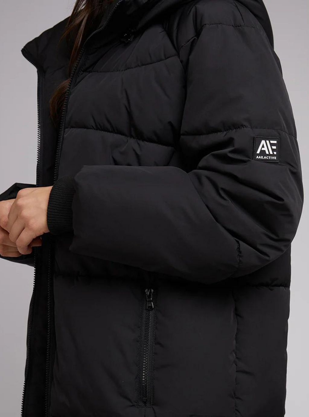 REMI LUXE MIDI PUFFER - Black