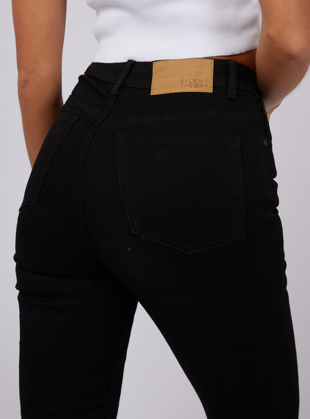 VICE HIGH SKINNY JEAN Jet Black – Frankie Co Clothing