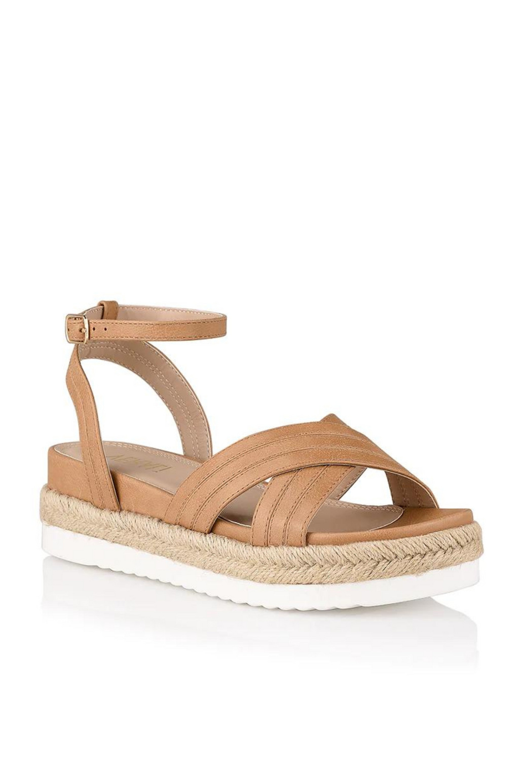 DEZZIE FOOTBED SANDALS - Caramel Softee
