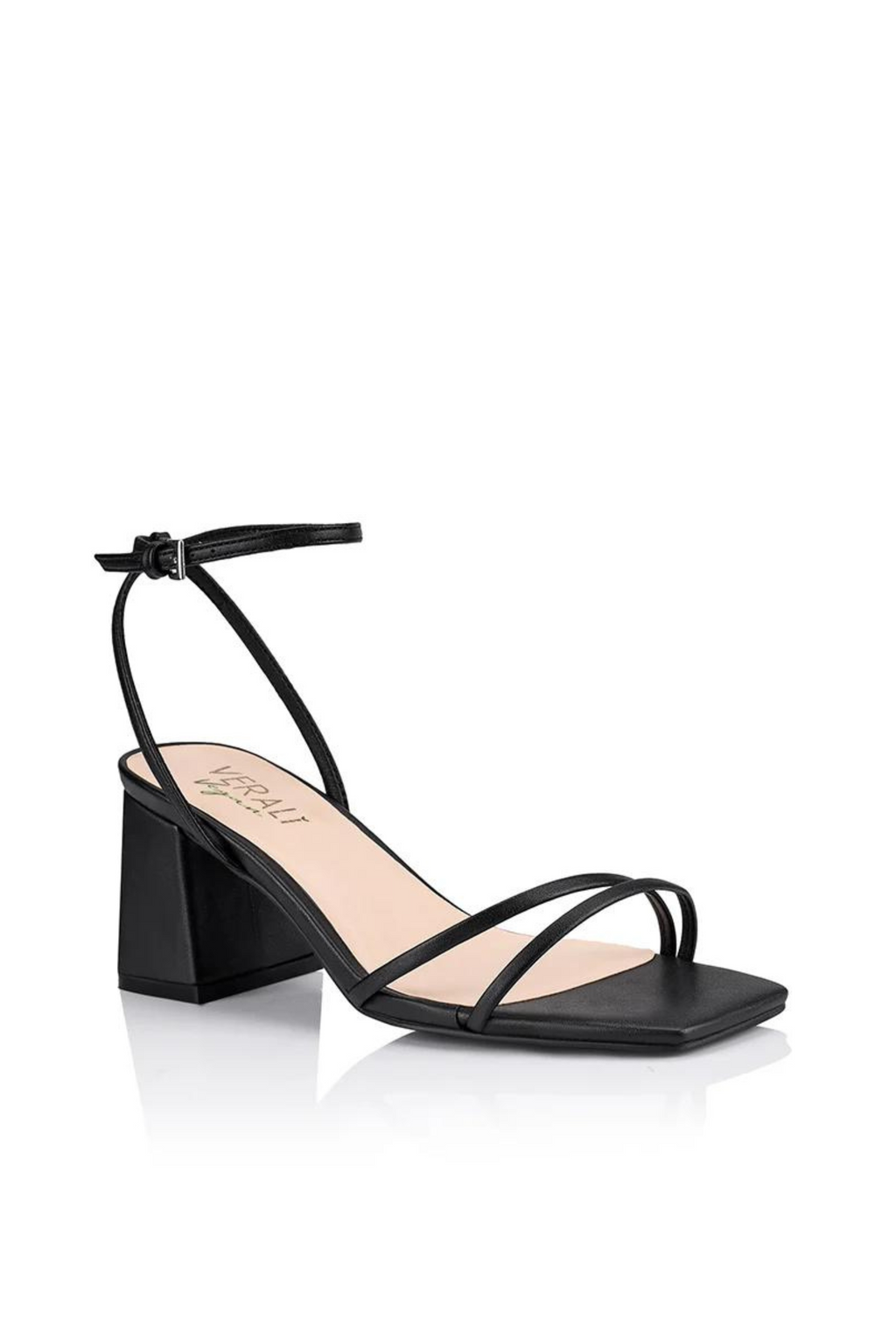 STEVIE BLOCK HEEL SANDALS - Black