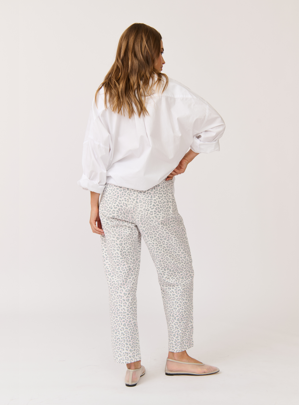 SAMARA PANT - Smudge Leopard