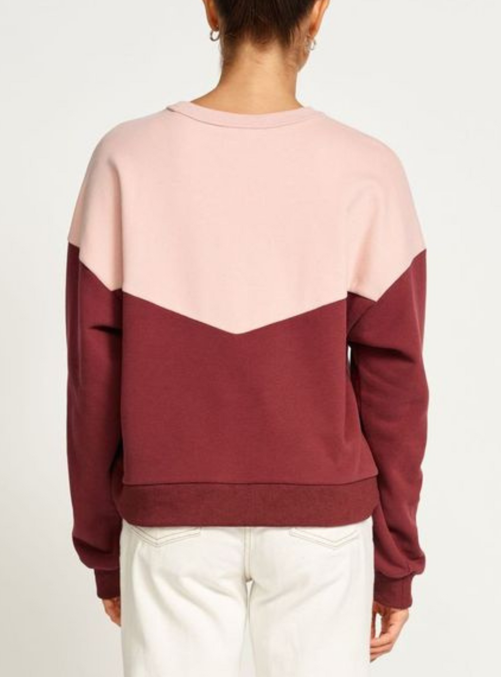 INTERSECT OVERSIZED CROPPED PANEL JUMPER - Berry/Pink