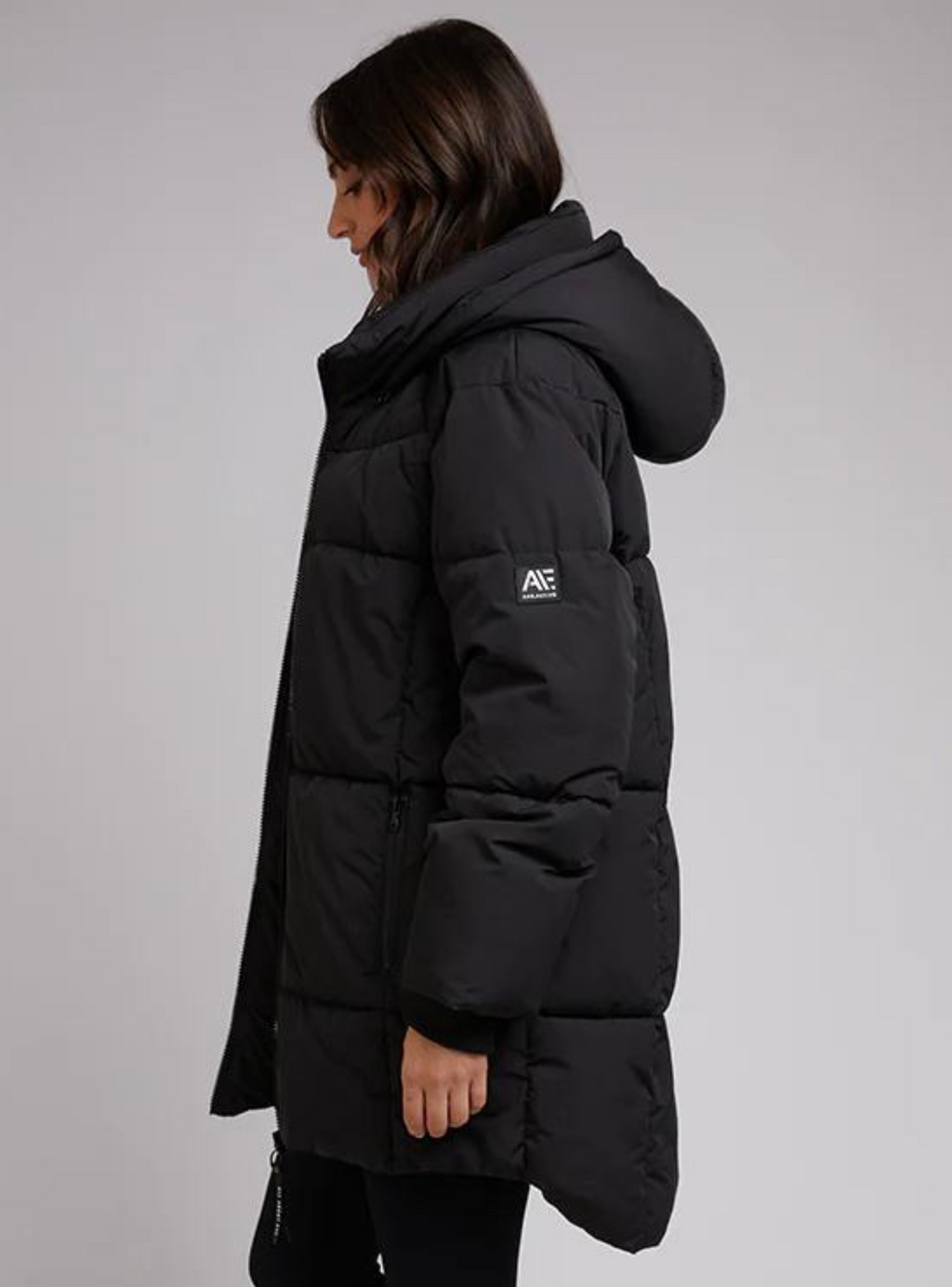 REMI LUXE MIDI PUFFER - Black