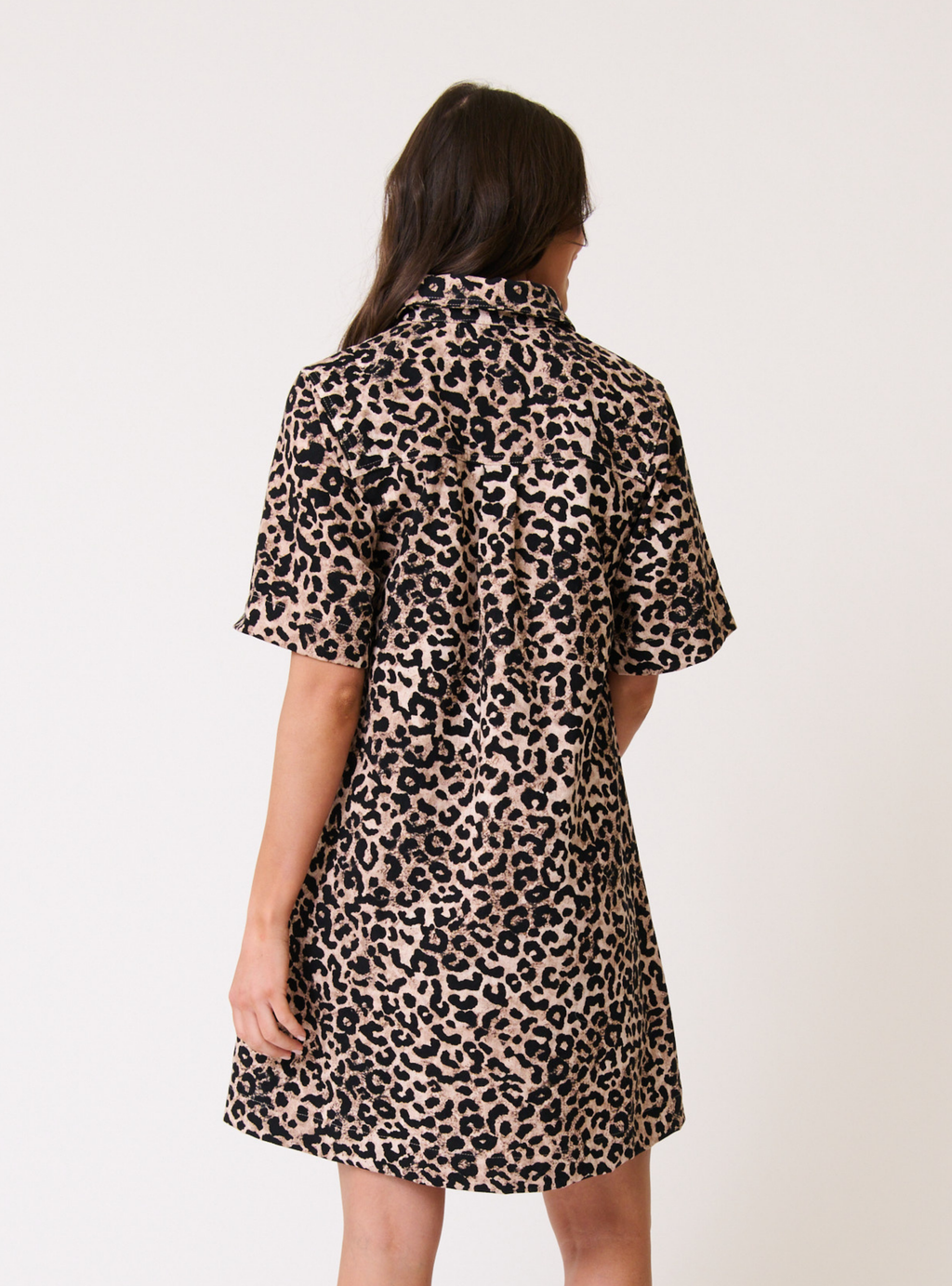 QUINN DRESS - Neutral Leopard