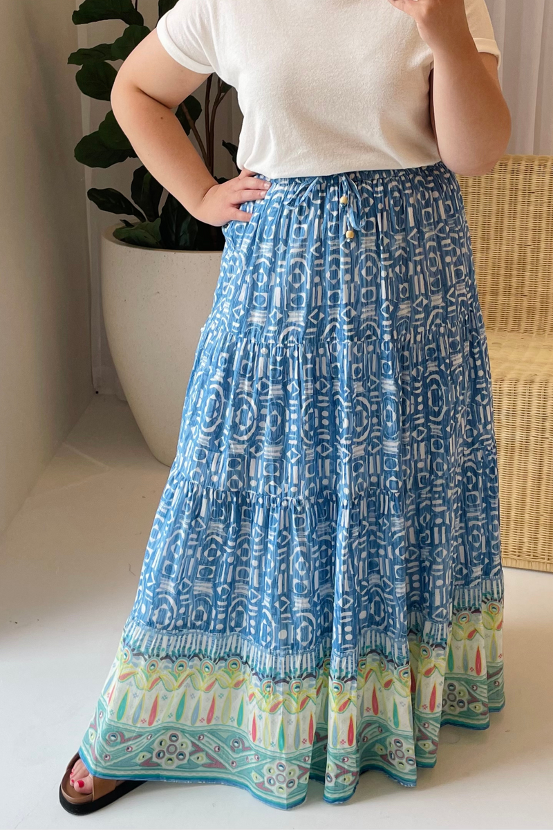 Buy Navy Blue Skirts for Women by Alsace Lorraine Paris Online | Ajio.com