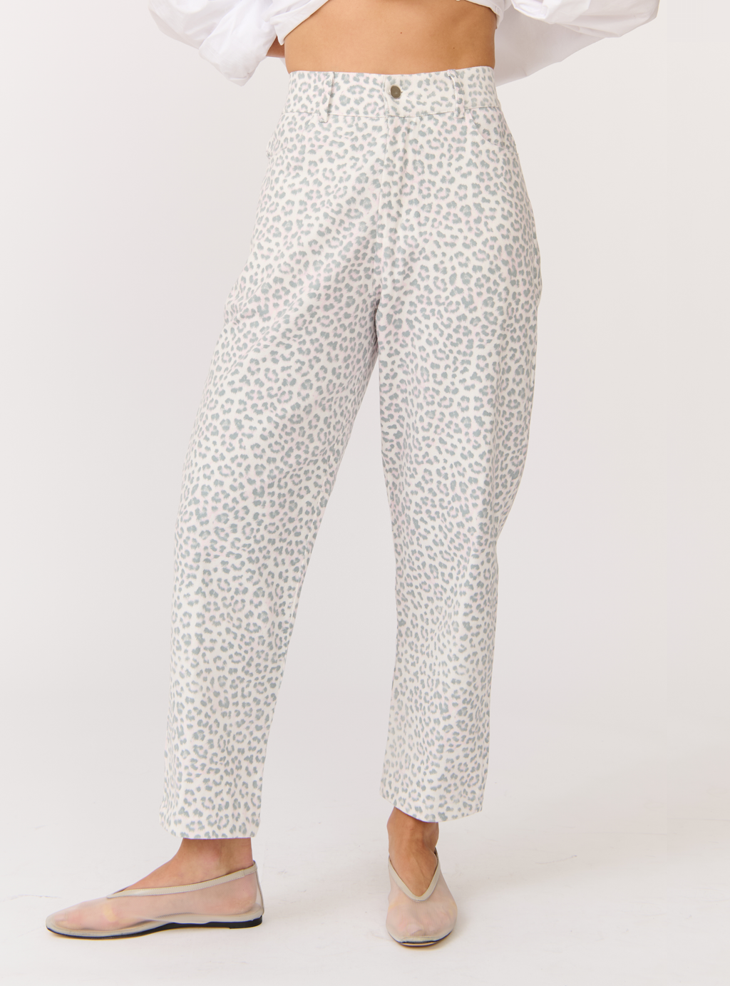 SAMARA PANT - Smudge Leopard