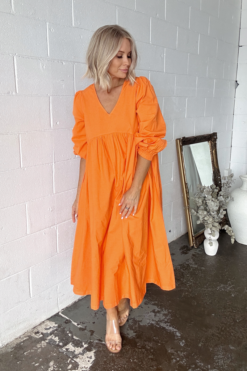 LILLIAN DRESS - Orange