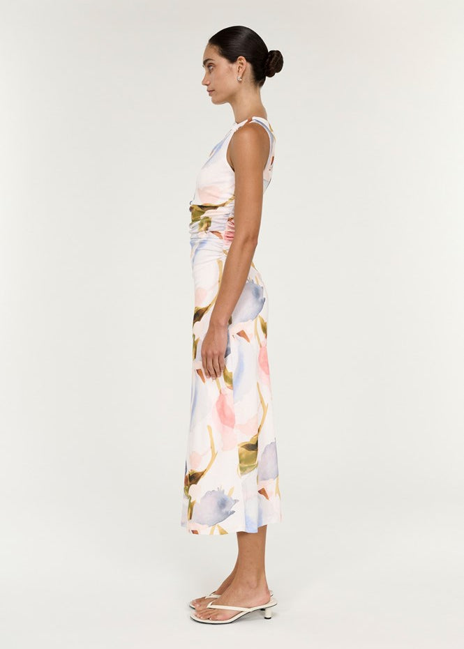 Valea Mesh Midi Dress