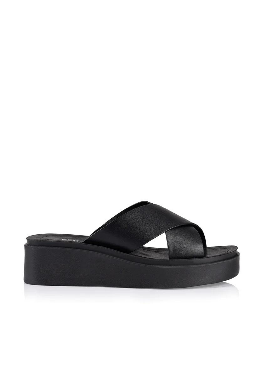 Black flatform slides hotsell