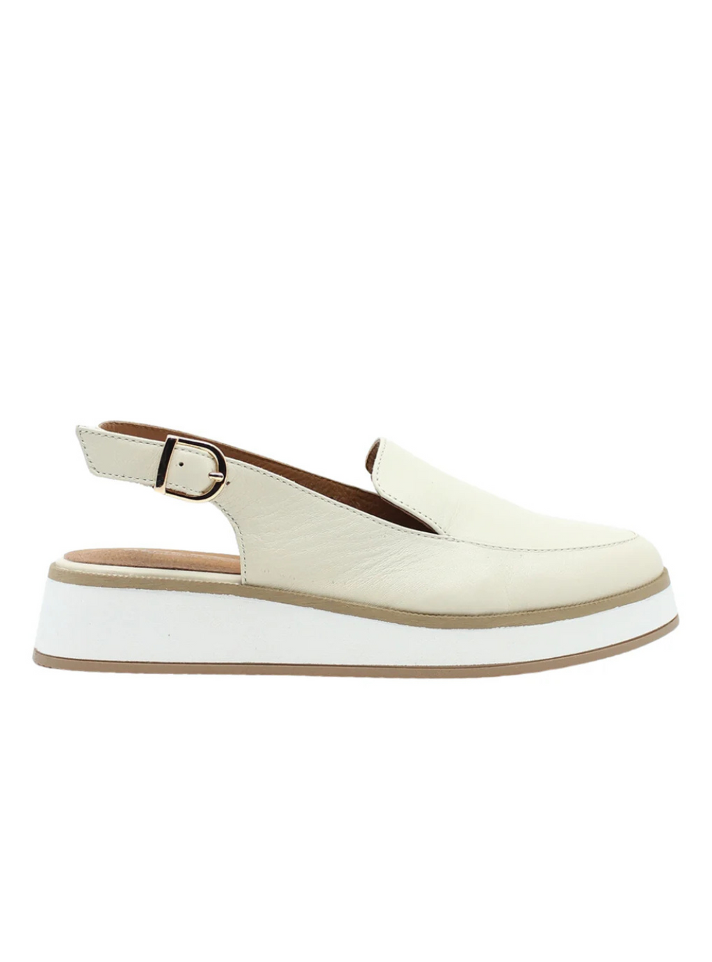 QUAKE PLATFORM LOAFER - Cream