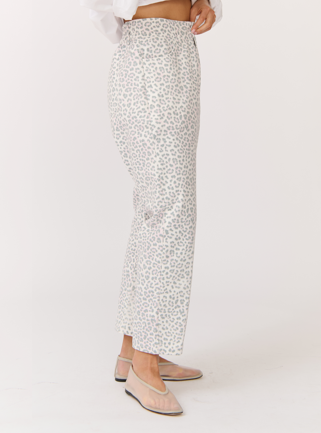 SAMARA PANT - Smudge Leopard