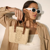 Piccolo Petit Straw Bag