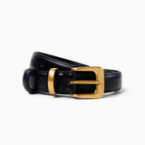Greta Thin Genuine Leather Belt