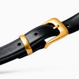 Greta Thin Genuine Leather Belt
