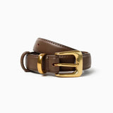 Greta Thin Genuine Leather Belt