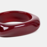 ANGULAR CUFF BANGLE - Wine