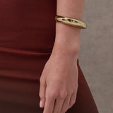 Sculpted Metal Cuff Bangle