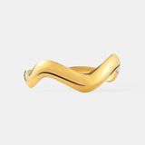 Wavy Slim Adjustable Bangle